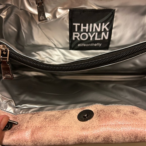 Think Royln NWT Pink w/ Rosegold Shoulder Bag - Picture 5 of 12